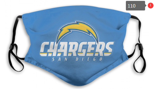NFL Los Angeles Chargers #4 Dust mask with filter
